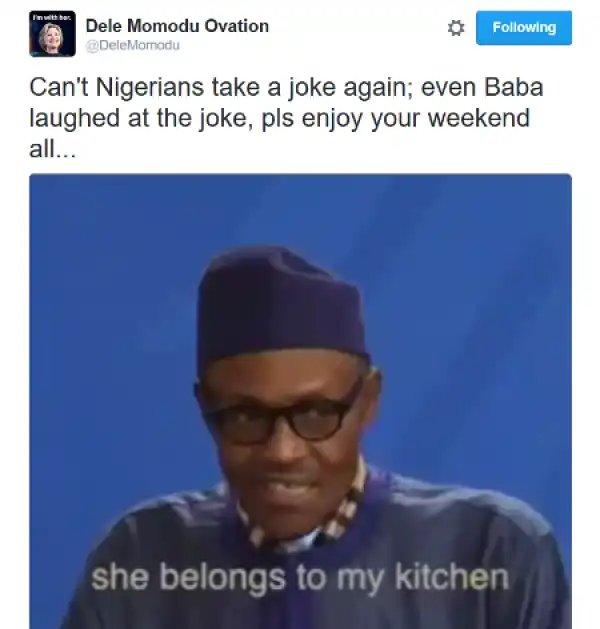Dele Momodu Hilariously Reacted To Pres. Buhari